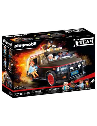 Furgoneta equipo a playmobil 