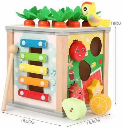 CUBO JGOS MADERA 6EN1 23-832 <