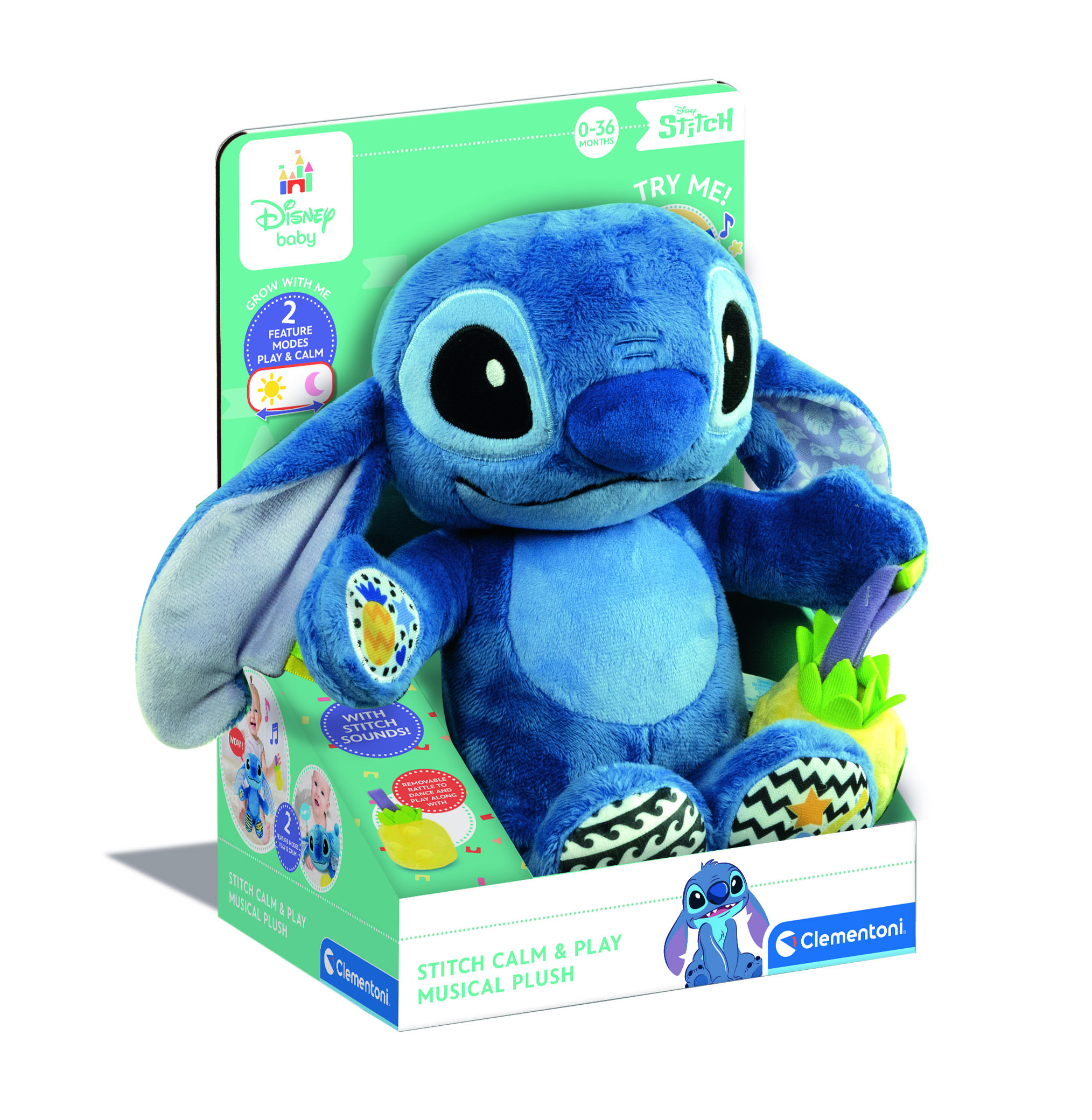 STITCH CALMA /JGA PELUCHE 17987 ( - Imagen 2