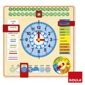 RELOJ CALENDARIO ESCOLAR 51305
