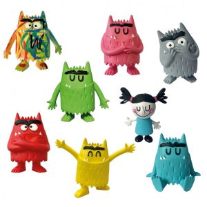 SET MONSTRUO COLORES 8 FIGURAS 90100