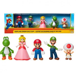 SUPERMARIO PACK 5 FIGURAS 6 CM 315400904