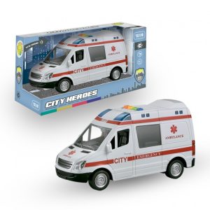 AMBULANCIA LUZ Y SONIDOS 1:16 746T00459