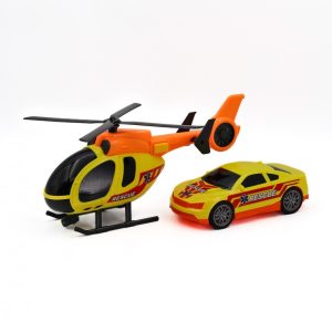HELICOPTERO+COCHE RESCATE 757T00894