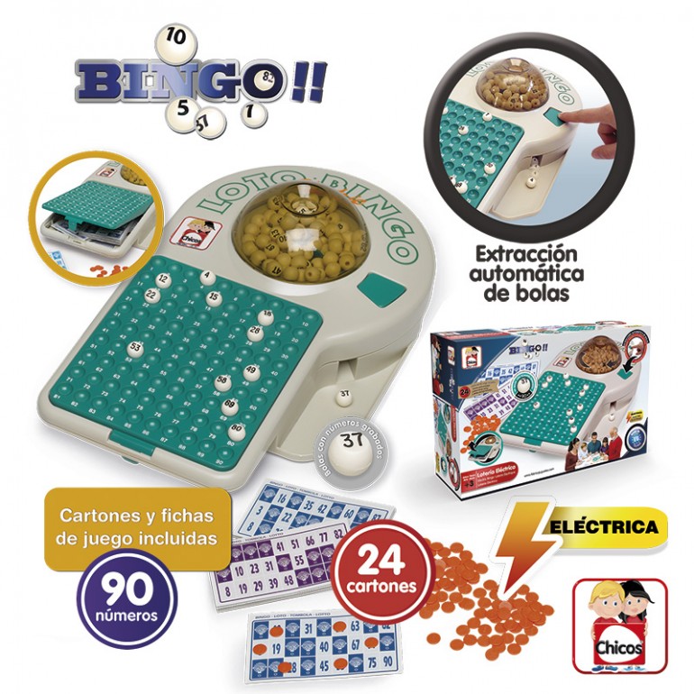 LOTERIA ELECTRICA 24 CARTONES 22302