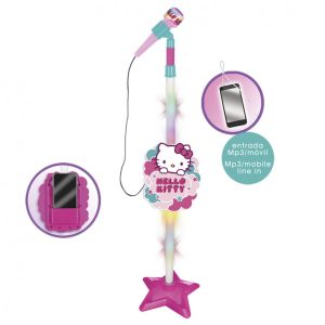 MICRO DE PIE CON AMPLIF.HELLO KITTY 1515