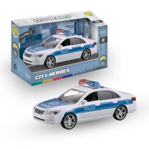 COCHE POLICIA LUZ Y SONIDO 746T00457