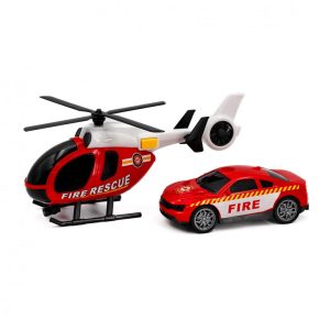 HELICOPTERO+COCHE BOMBERO 757T00893