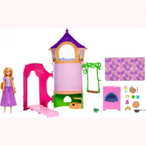 RAPUNZEL TORRE CON MUÑECA HLW30