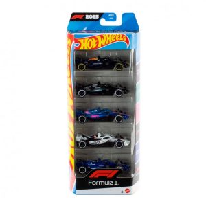 HOT WHEELS PACK 5 COCHES F1 JLN11