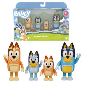BLUEY PACK 4 FIGURAS FAMILIA 13009