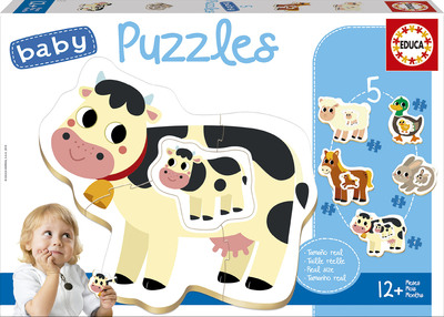 BABY PUZZLE ANIMALES GRANJA 17574