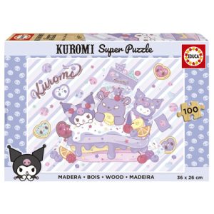 PUZZLE MADERA KUROMI 100 20509